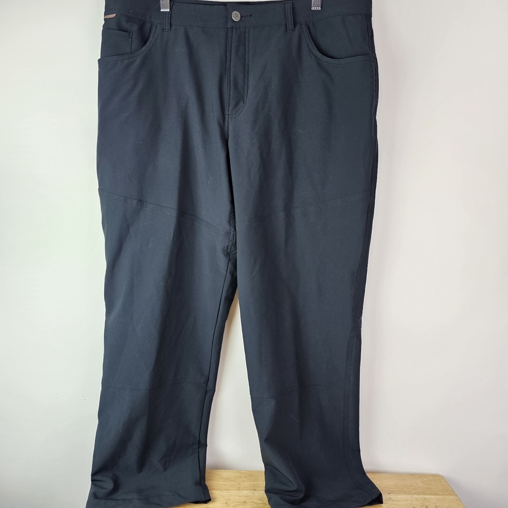 Merrell Select Dry Mens 38 W x 27 Inseam Hiking Travel Performance Pants‎ Black